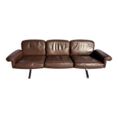 De Sede DS31 sofa in brown leather, 1970s
