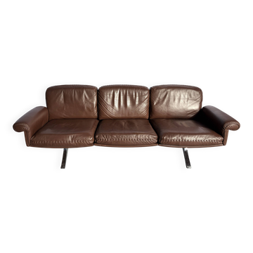 De Sede DS31 sofa in brown leather, 1970s
