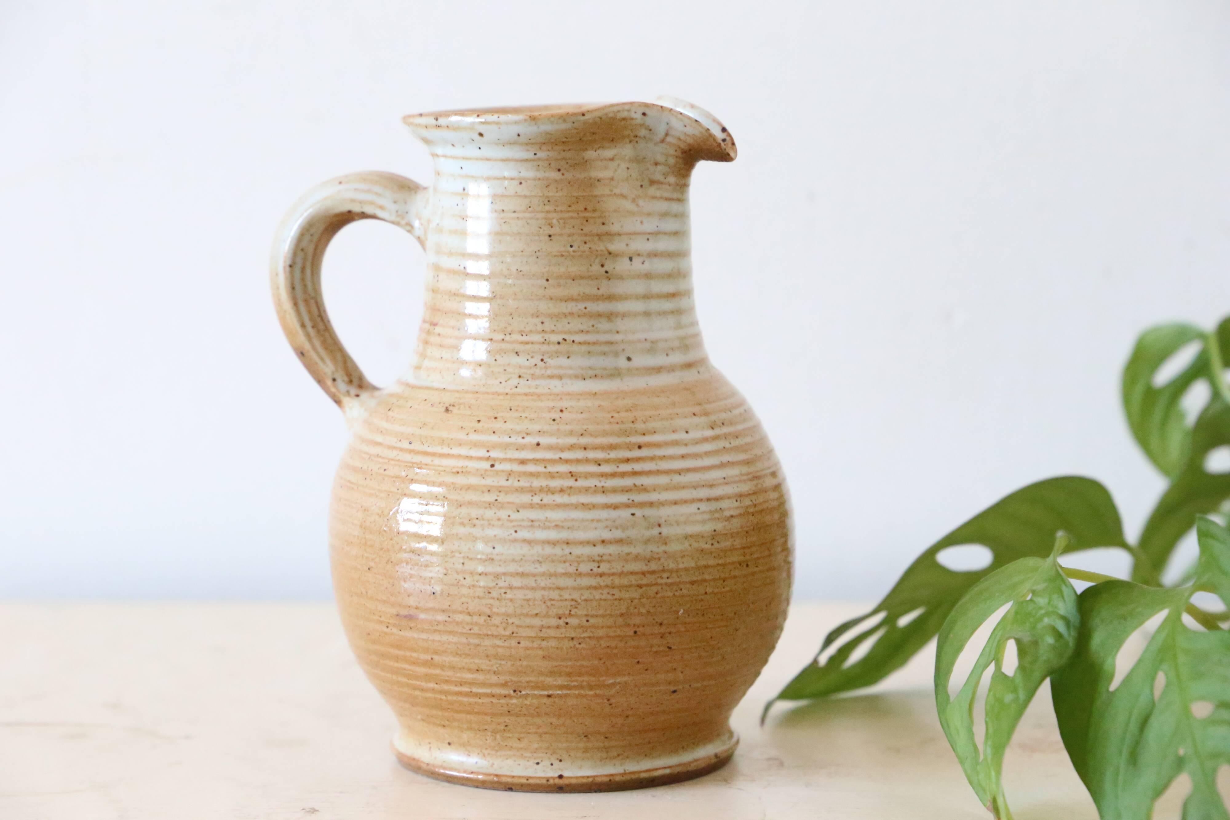 Sandstone jug, Marais sandstone, vintage French