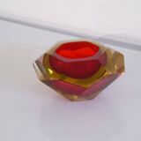 Murano glass ashtray by Flavio Poli