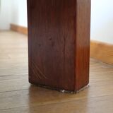 Brutalist coffee table in solid oak