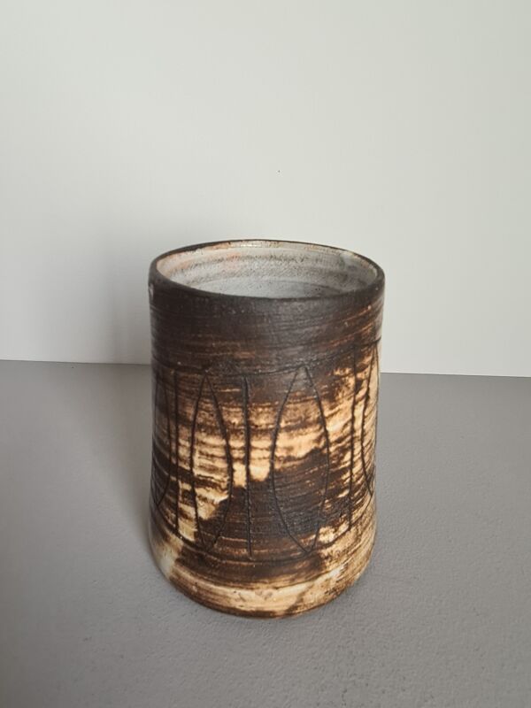 Vase en Céramique par Jacques Pouchain pour Atelier Dieulefit, 1960s / Mid-Century / collection/ céramique française