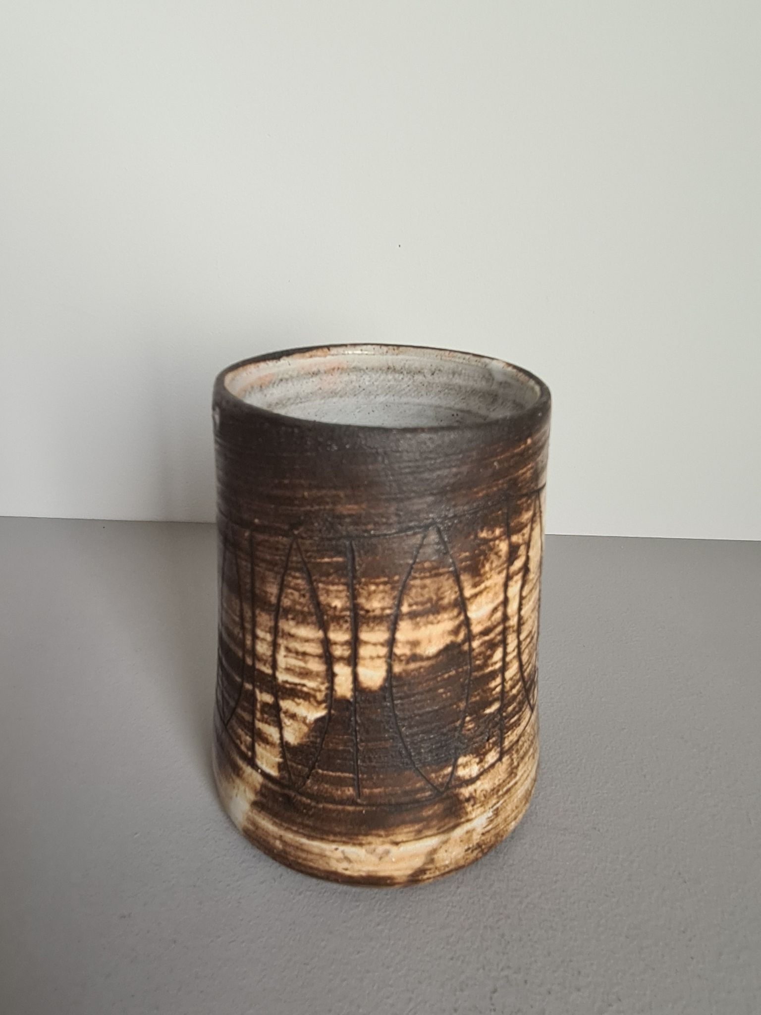 Ceramic Vase by Jacques Pouchain for Atelier Dieulefit, 1960s / Mid-Century / collection/ French ceramics