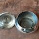 Vintage stainless steel sugar bowl