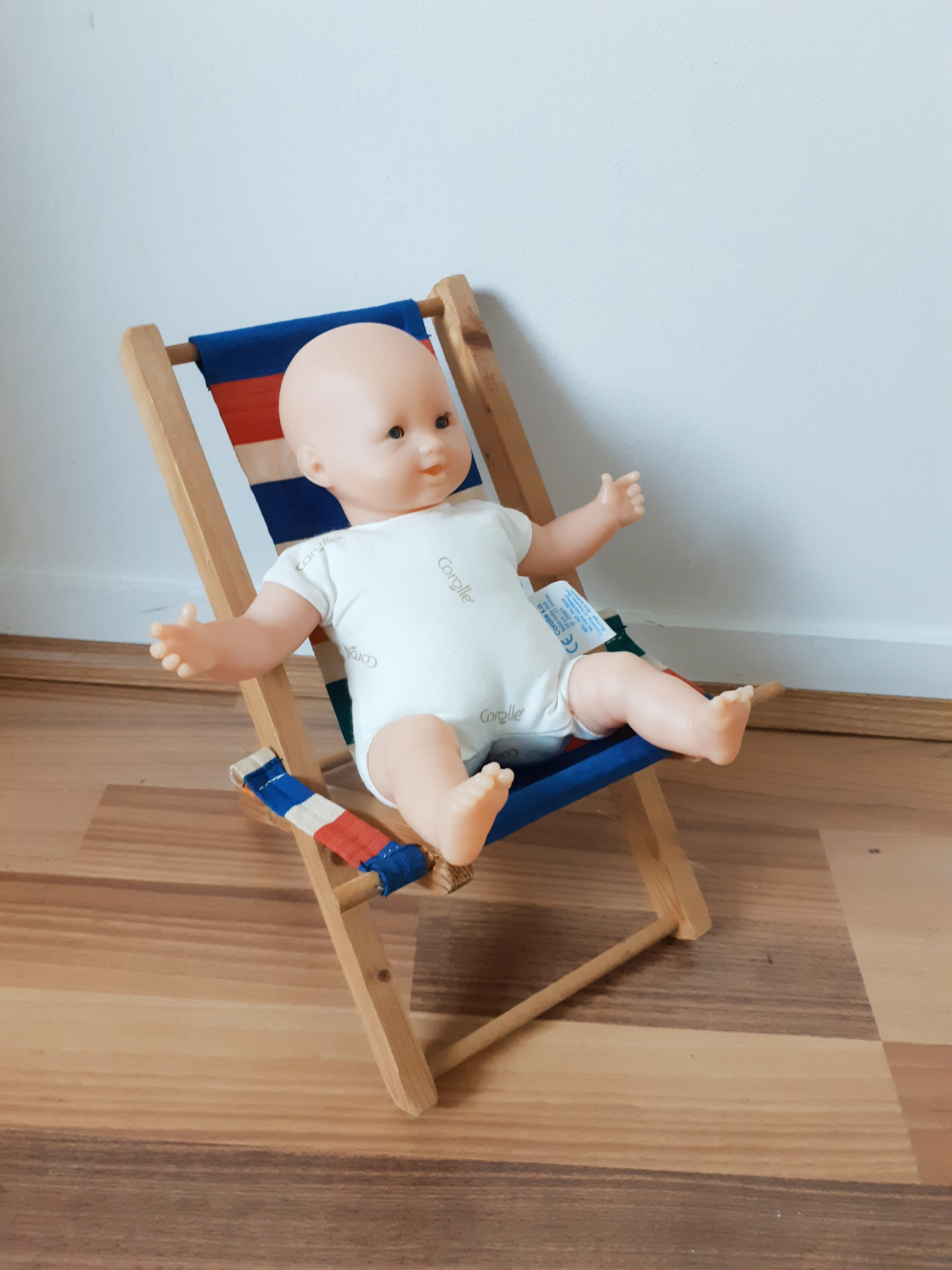Wooden doll garden furniture