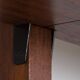 Scandinavian two bay rosewood free-standing wall unit