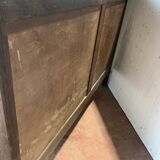Louis XIV style sideboard in solid oak, 19th century