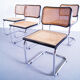 Set of 4 Cesca chairs by Breuer