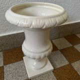 Antique Gien earthenware Medici vase