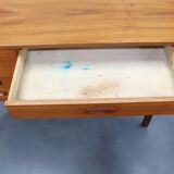 Mid-century Danish freestanding teak writing desk