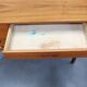 Mid-century Danish freestanding teak writing desk