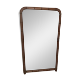 Miroir bambou bois sculpté