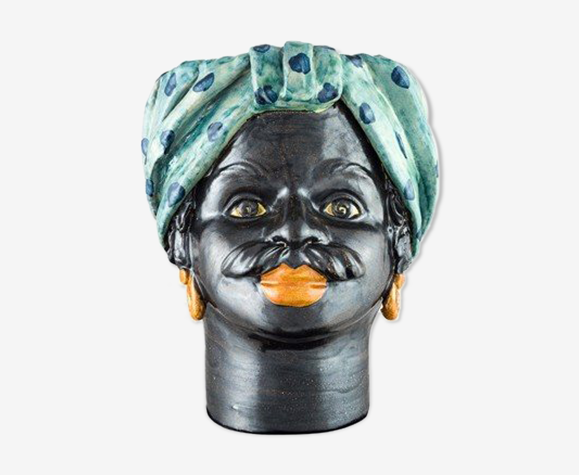 Vase tête moyenne pois homme