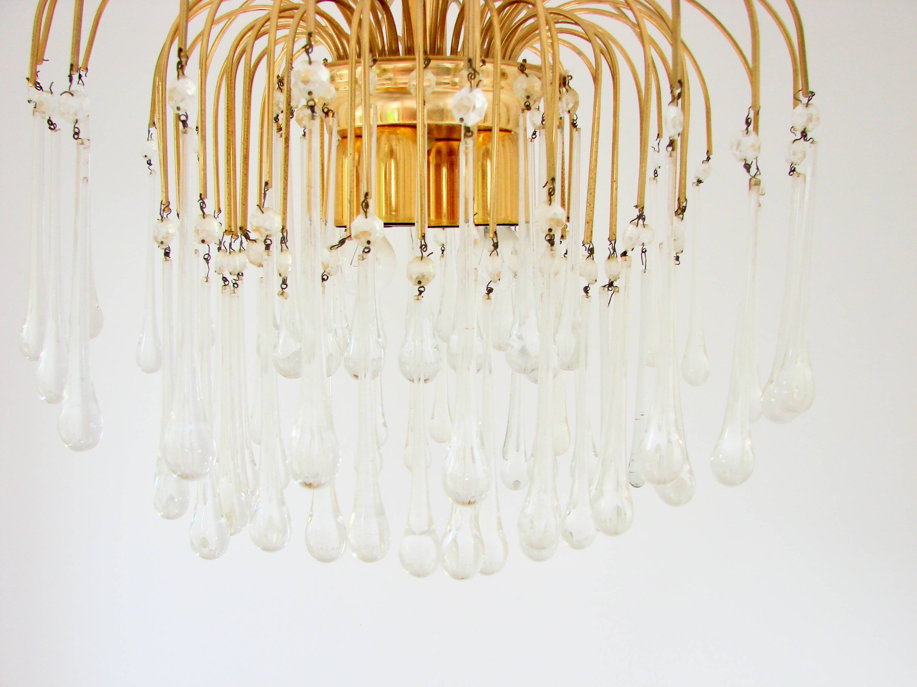 Pendant lamp designed by Paolo Venini, 1970s.
