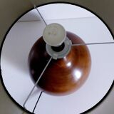 Vintage wooden foot lamp