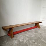 Scandinavian oak bench