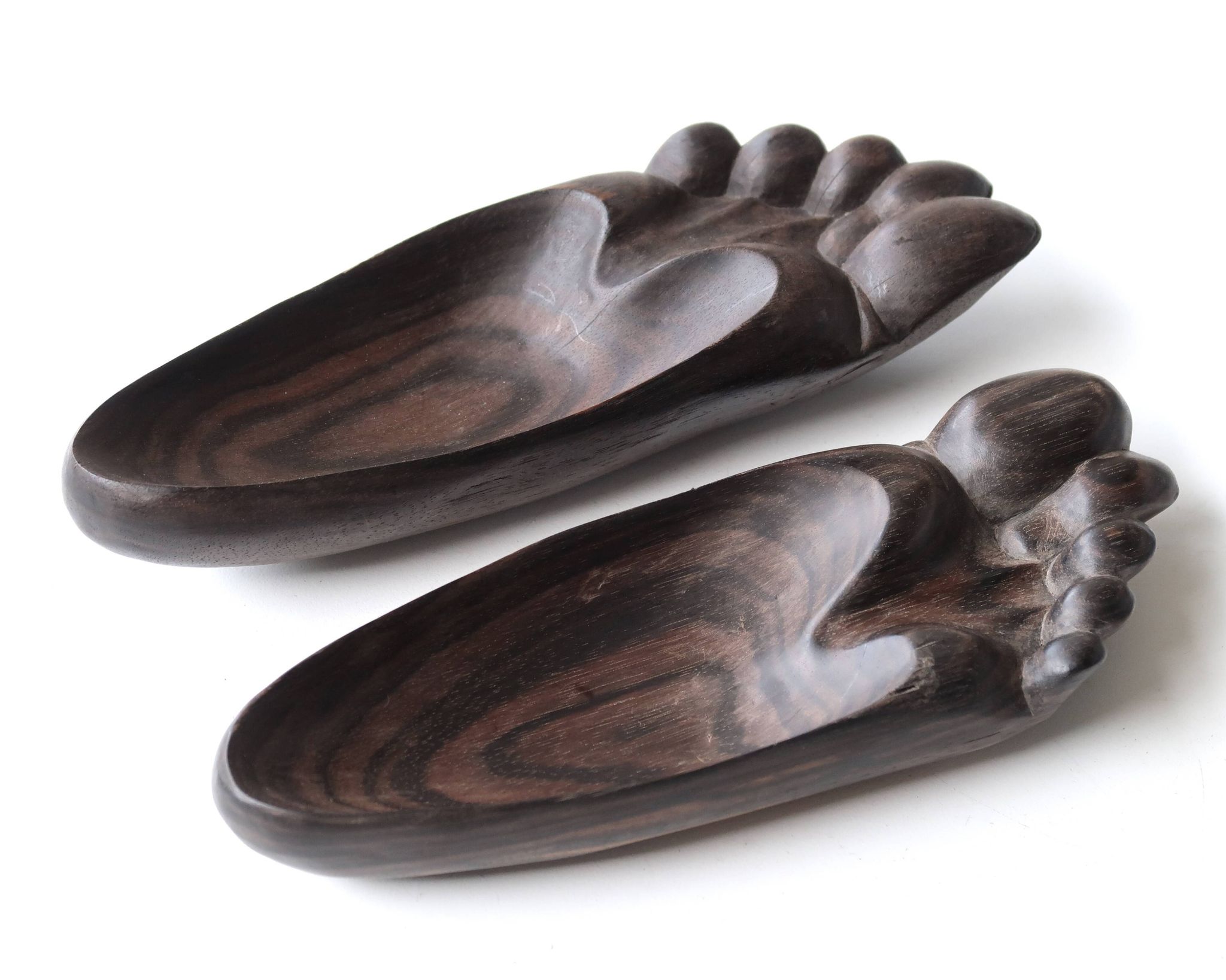 Vide poche, pieds en bois d'ébène, années 70