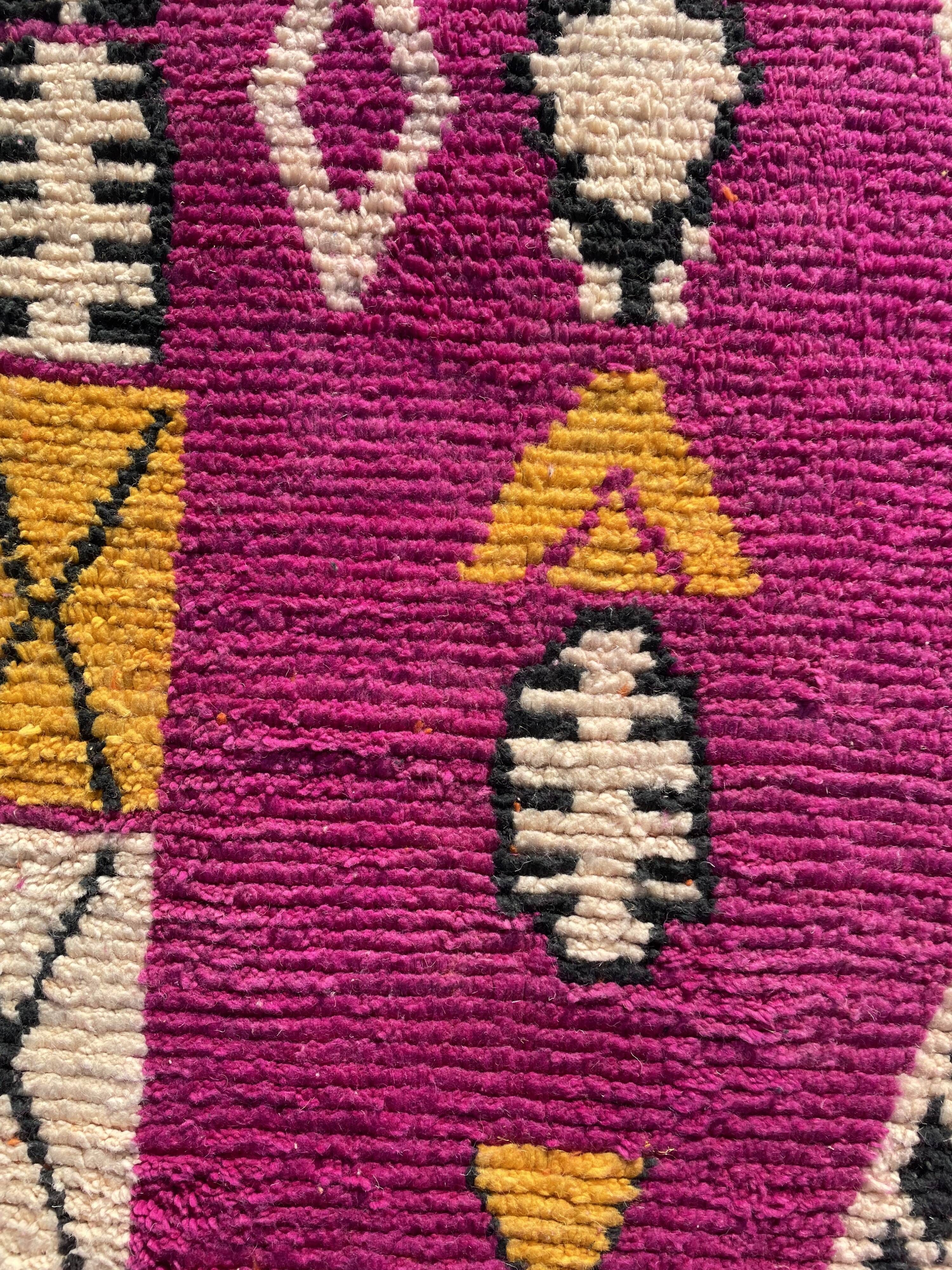 Rug berbere boujad modern wool 200x300 cm