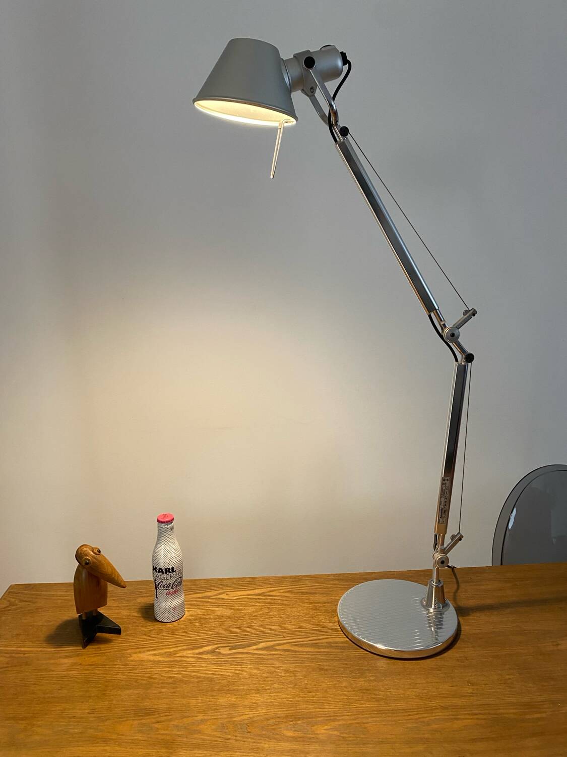 Tolomeo mini led desk lamp on designer base By Lucchi & Fassina excellent condition