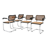 Set of 4 Style B32 Dining Chairs by Marcel Breuer