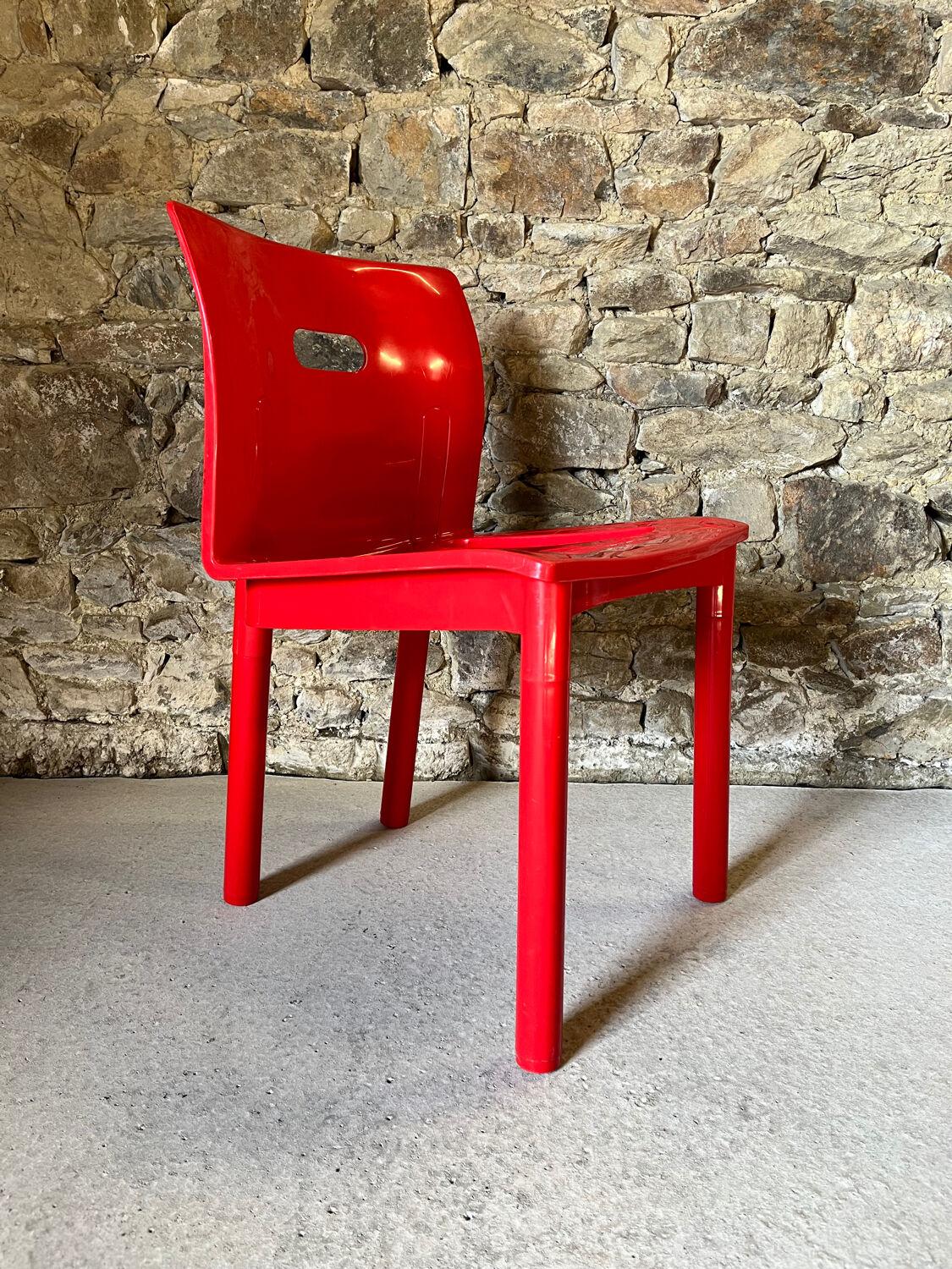 Pair of 4870 chairs by Anna Castelli Ferrieri for Kartell