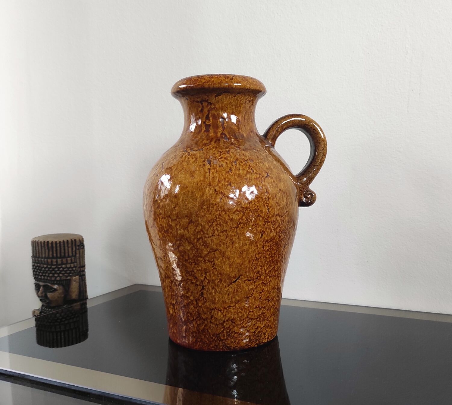 Vase Cruche Vintage Scheurich 408-25 – Céramique West Germany