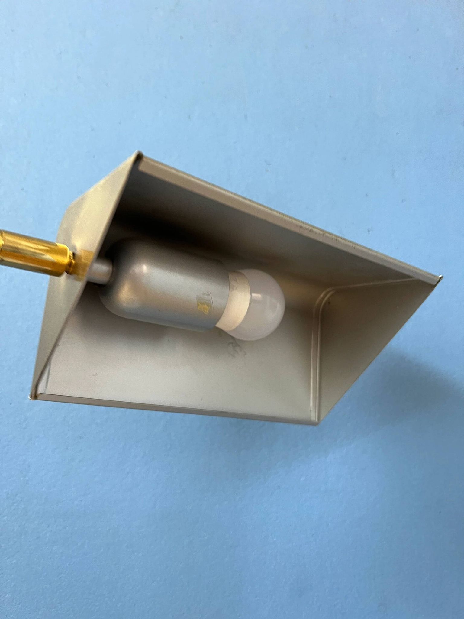 Mid-Century brass desk lamp - Bauhaus style table lamp - gold lamp