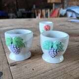 3 coquetiers anciens Barbotine