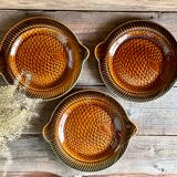 6 fish plates Sarreguemines France