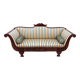 Biedermeier sofa, northern europe, circa 1860. after renovation