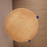 Vintage metal and wood stool