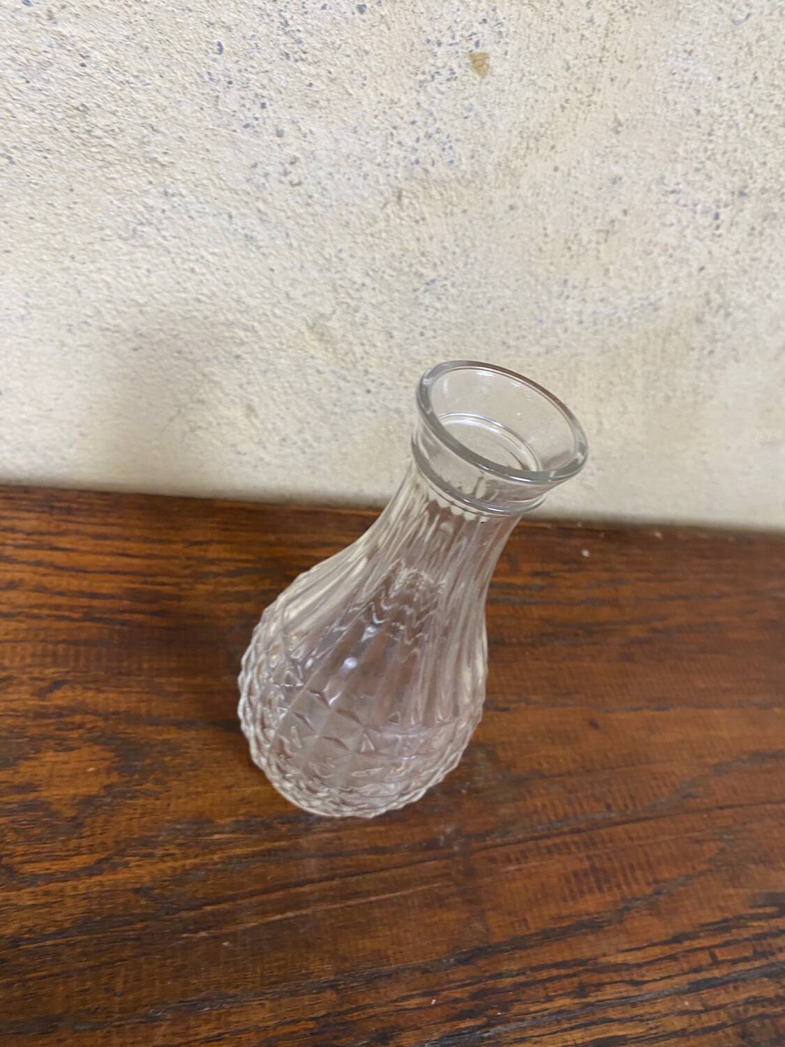 Small crystal vase