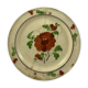 Assiette forges les eaux decor floral fin XVIII debut XIXeme