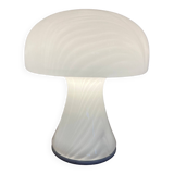 Lampe de table champignon en verre de Murano, 1980