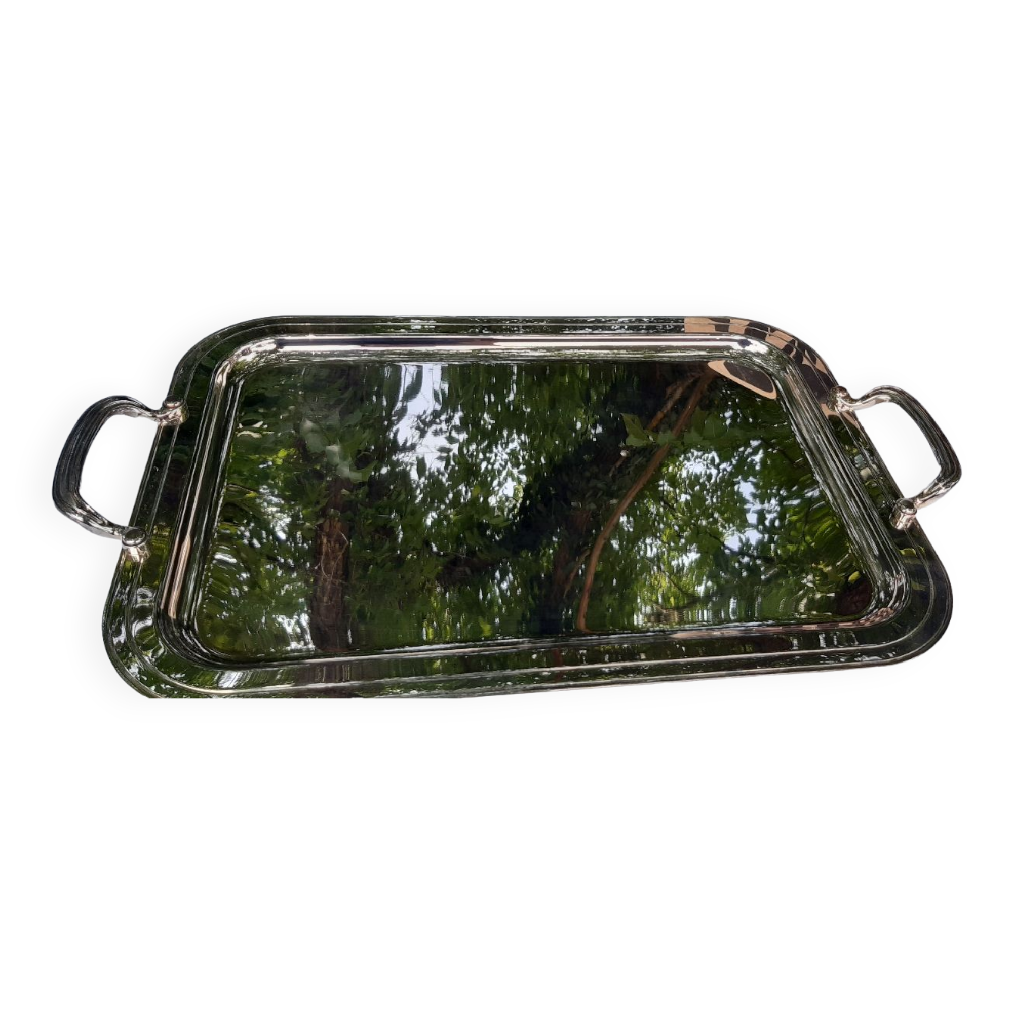 Vintage silver tray