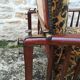 Morris armchair retractable footrest