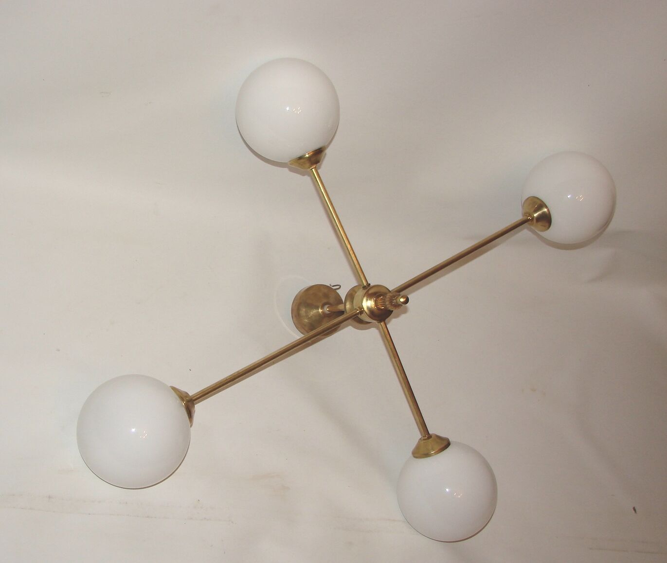 Minimalist chandelier, 1960s