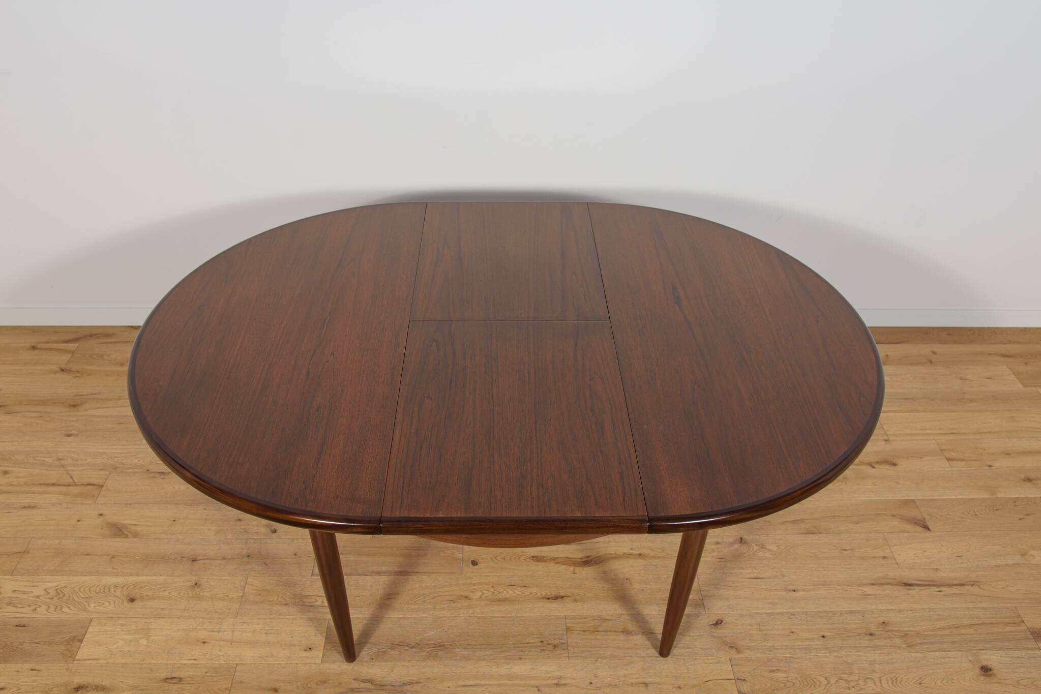 Mid-Century Teak Round Fresco Dining Table from G-Plan, United Knigdom.