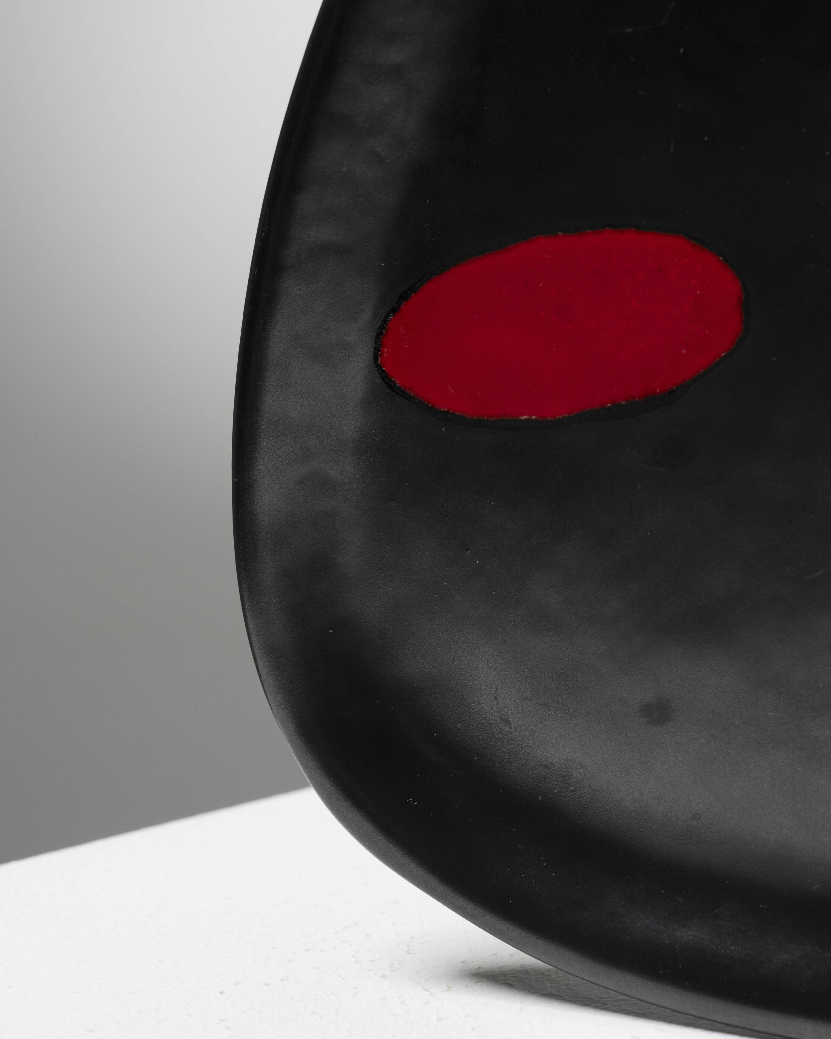 Ceramic with abstract decoration, Peter Orlando, 1960s