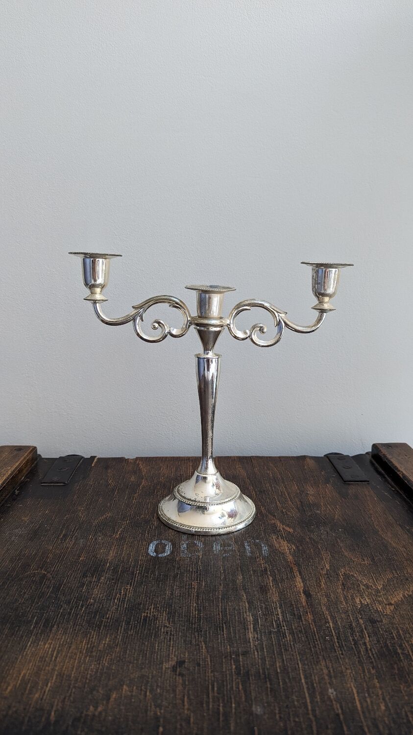 Silver candlestick