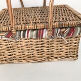 Vintage picnic basket