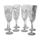 Lot de 8 flûtes à champagne