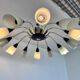 Very Rare Large Stilnovo style Chandelier, Germany, 1960s