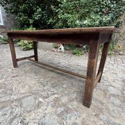 Old Normandy farmhouse table in solid wood – 19th / early 20th century