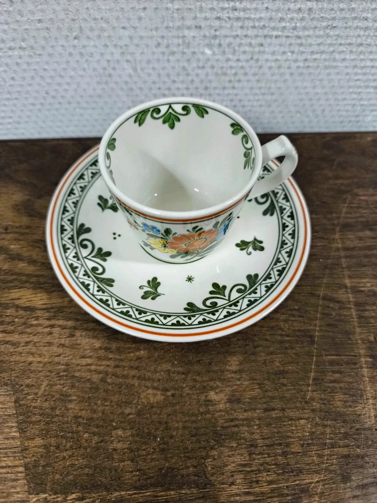 Cup and saucer Villeroy & Boch "Alt Amsterdam" Vintage Porcelain