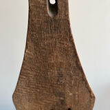 Pied de lampe en bois brut used