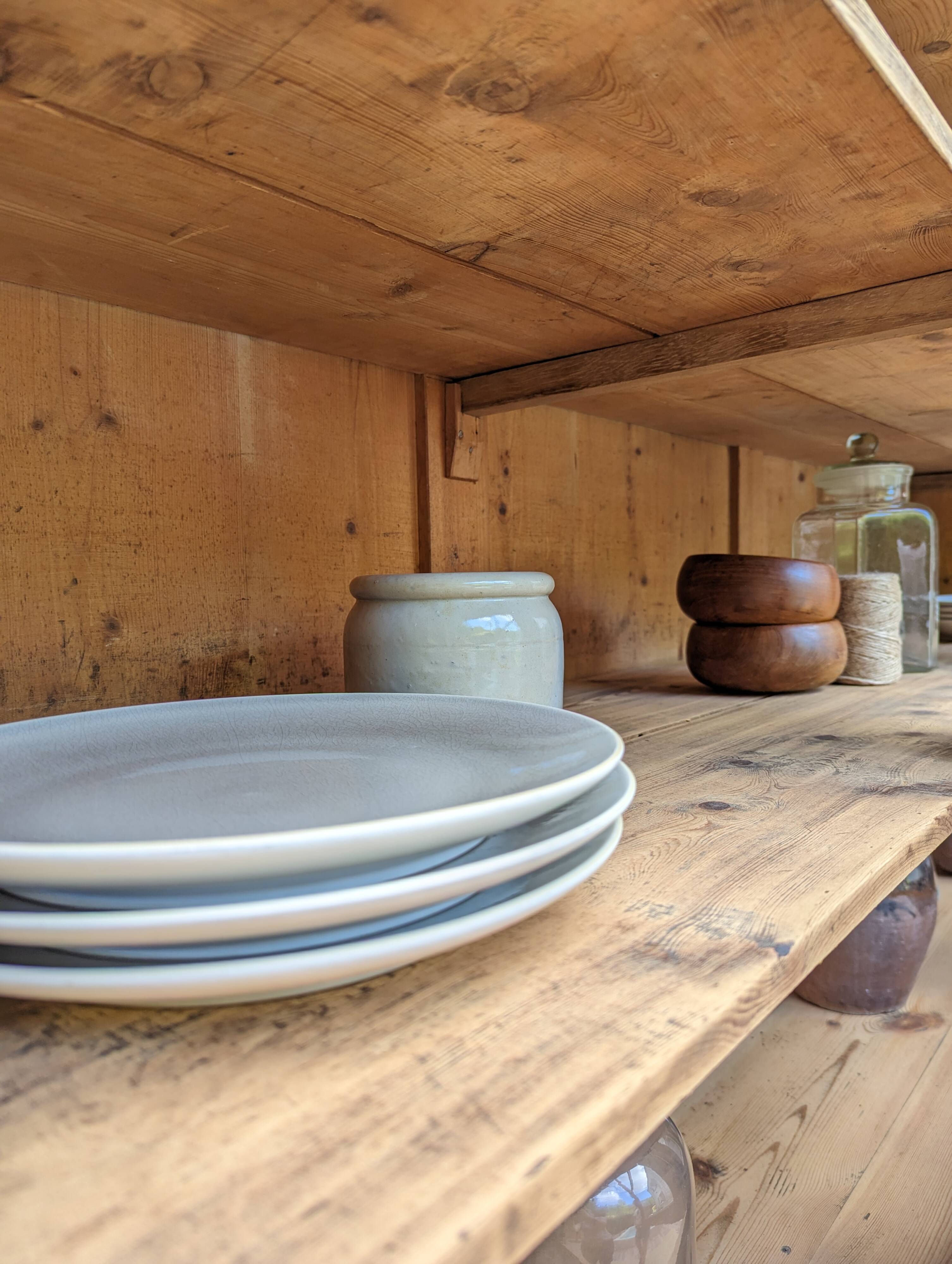 Old glazed furniture