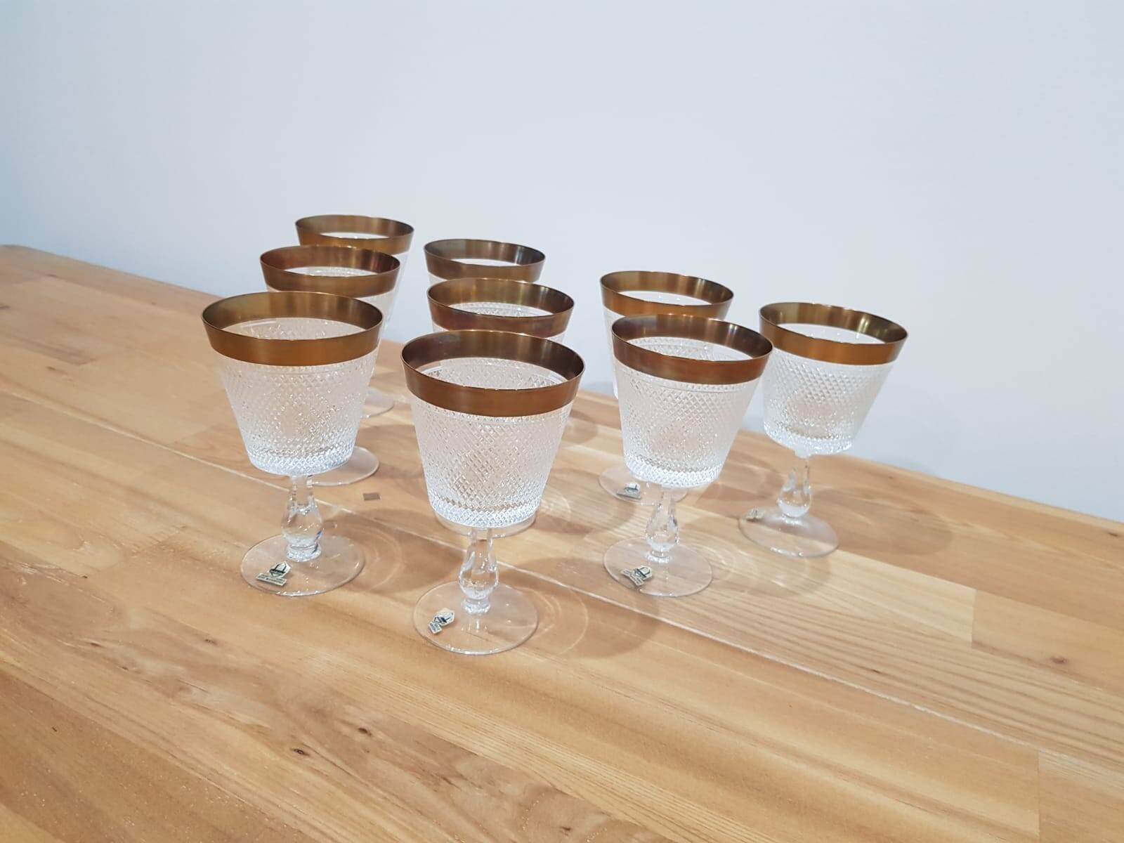 Rheinkristall crystal glasses, Germany, 1950s/60s.