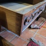 Oak desk with drawers