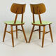 Set of 2 vintage wooden chairs from TON, 1960s